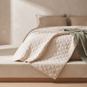 Quilted Cotton Coverlet