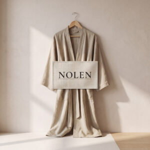 Stonewashed Linen Robe